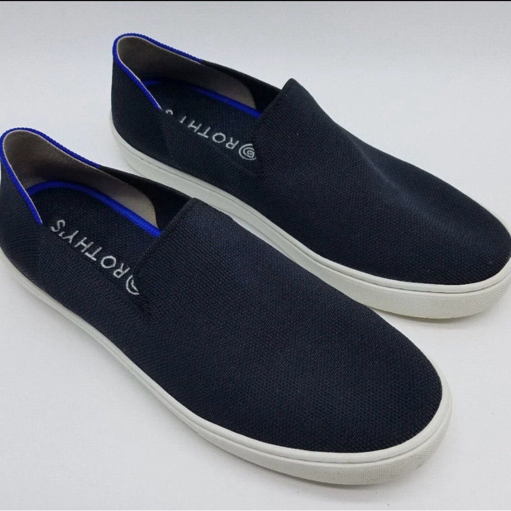 Rothy's The Sneaker Women's Size 10.5 Slip On Shoes Navy